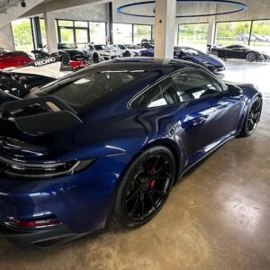 Heckansicht vom Porsche 992 GT3 in München