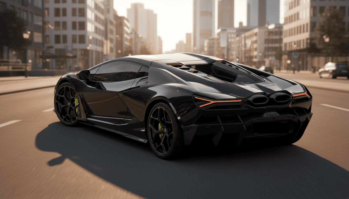 Lamborghini Revuelto mieten in Frankfurt Heck
