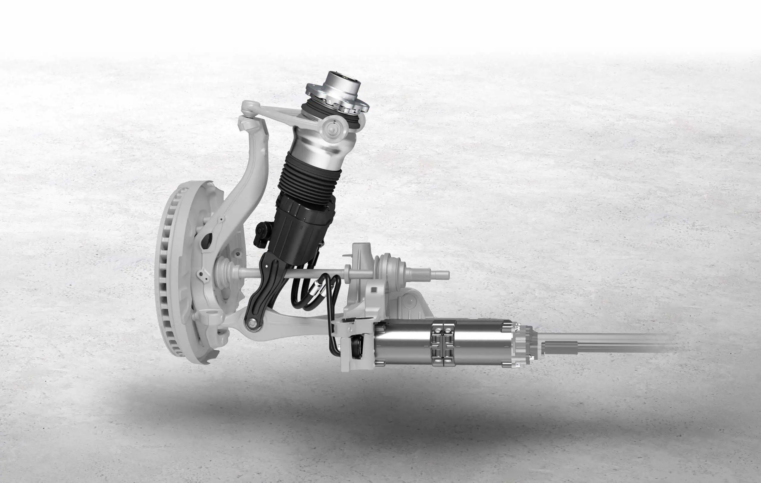 Taycan Turbo S – Active Ride-Feder-Dämpfer System (Bild: Porsche)