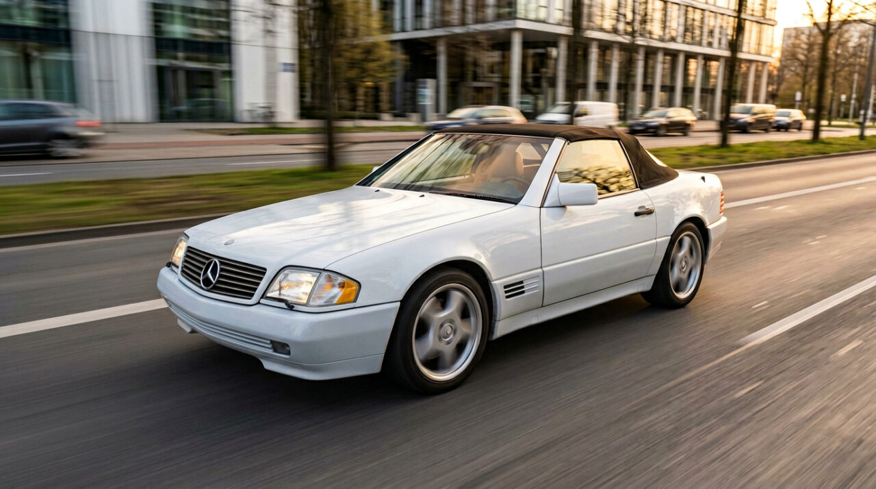 Mercedes SL500 mieten in Hannover Vorne