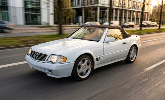 Mercedes SL500 mieten in Hannover Vorne