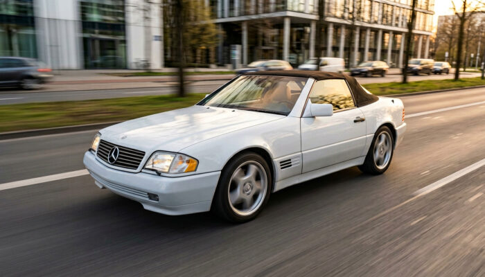 Mercedes SL500 mieten in Hannover Vorne