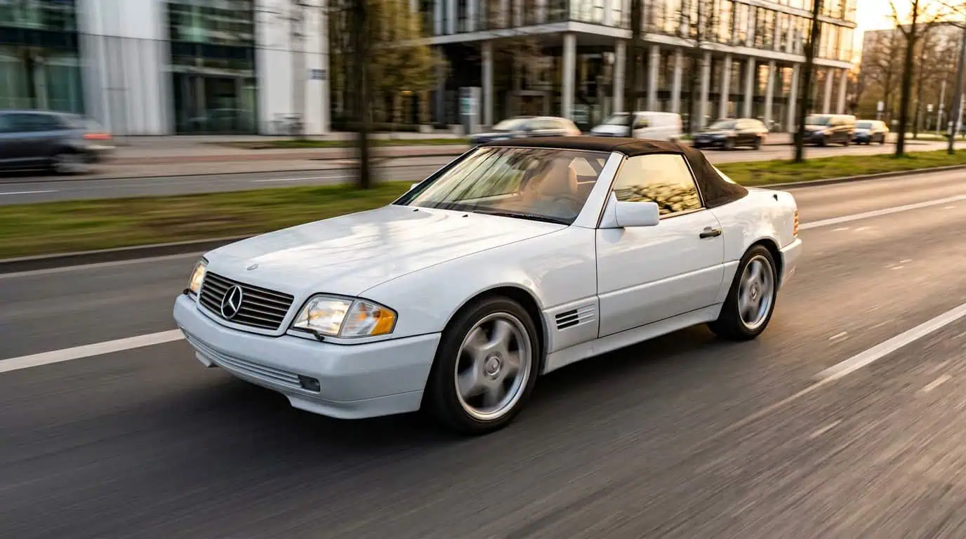 Mercedes SL500 mieten in Hannover Vorne
