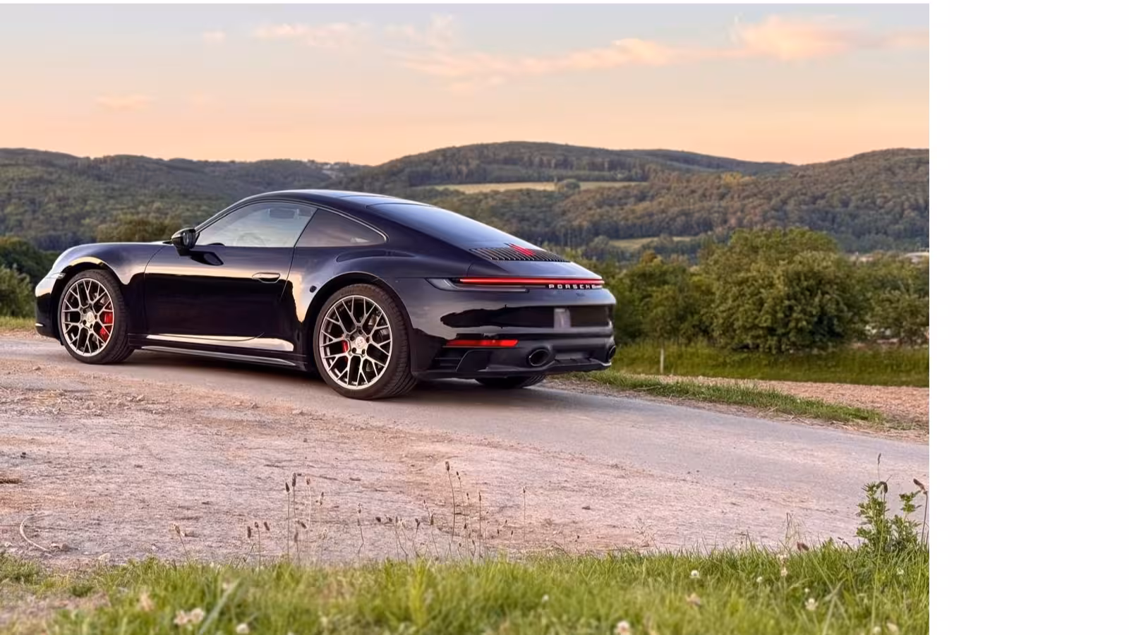 Porsche Carrera 4s Back Side