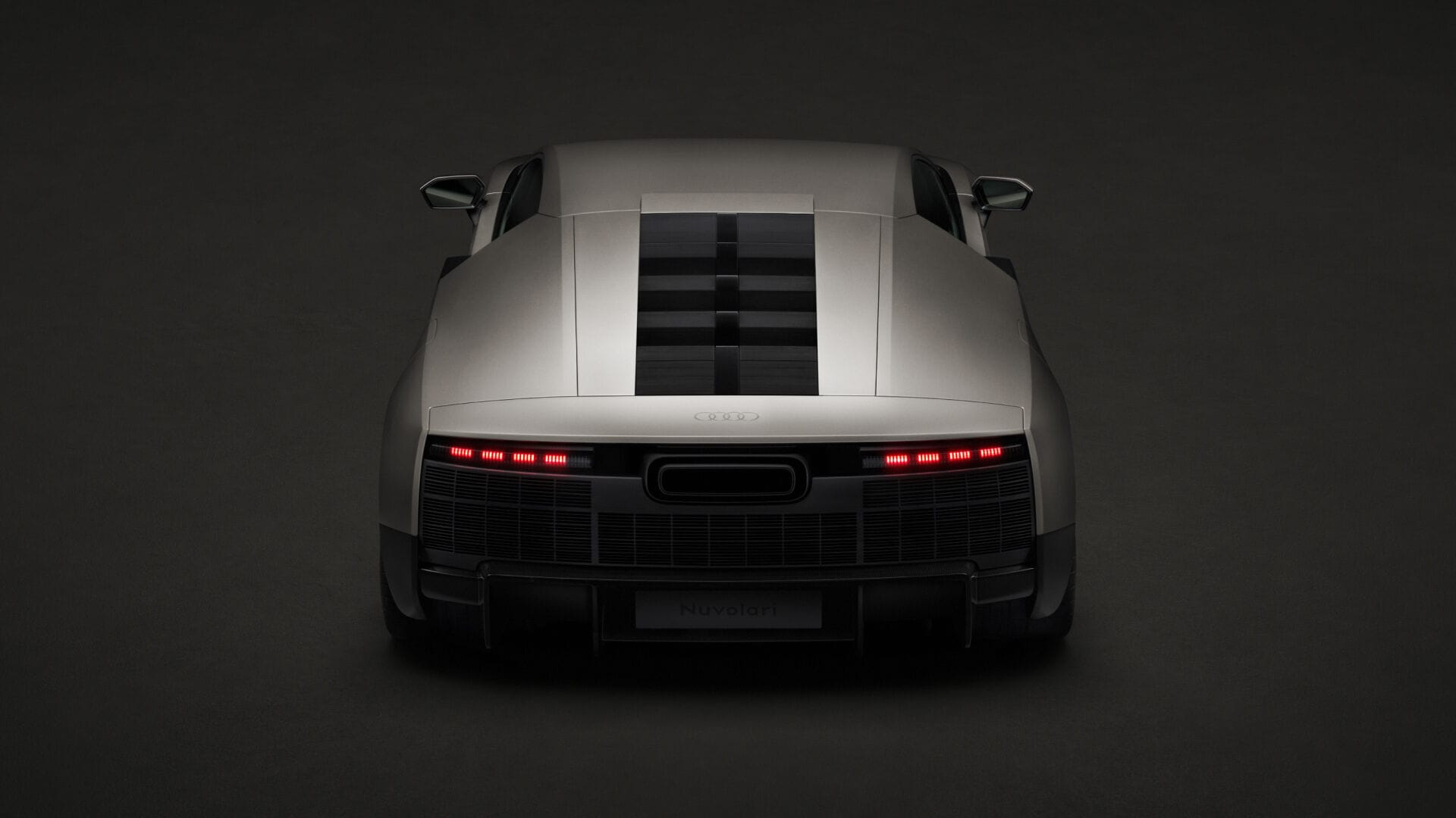 Audi Nuvolari Heckansicht mit aktiver Aerodynamik (Bild: Audi)