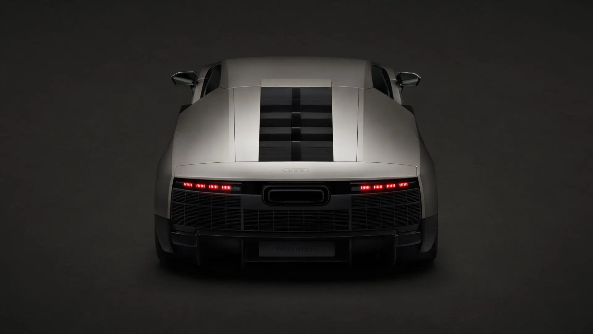 Audi Nuvolari Heckansicht mit aktiver Aerodynamik (Bild: Audi)