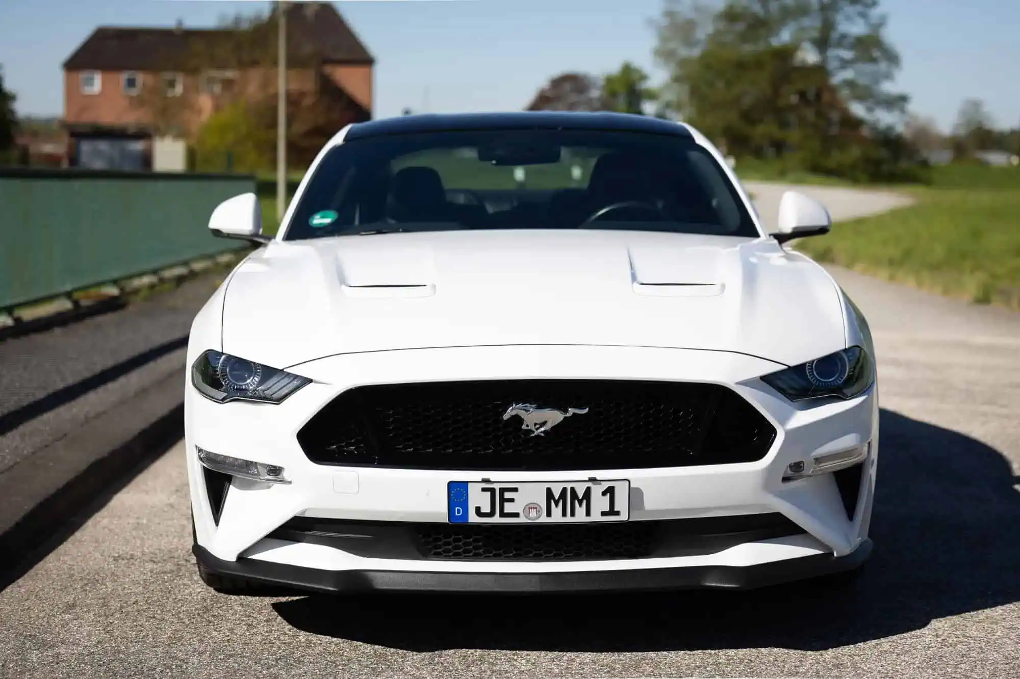 Frontansicht vom Ford Mustang GT in Hamburg