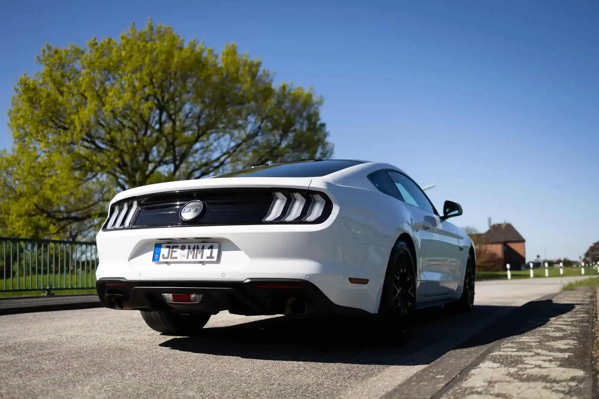 Seitenansicht vom Ford Mustang GT in Hamburg